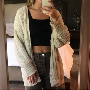 Chenille Knit Cardigan
